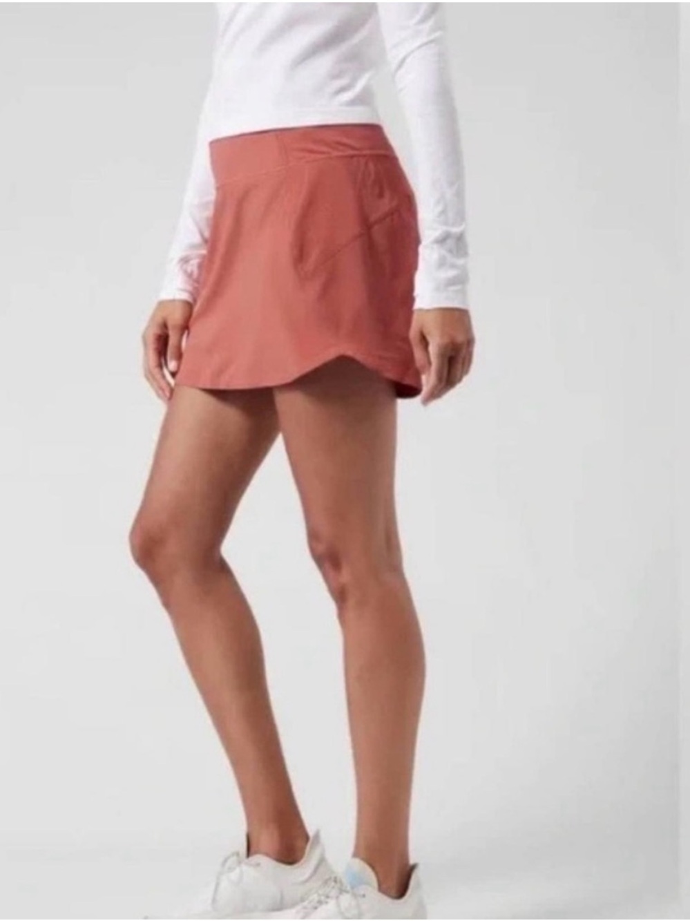 Athleta Run With It 14” Skort in Terracotta